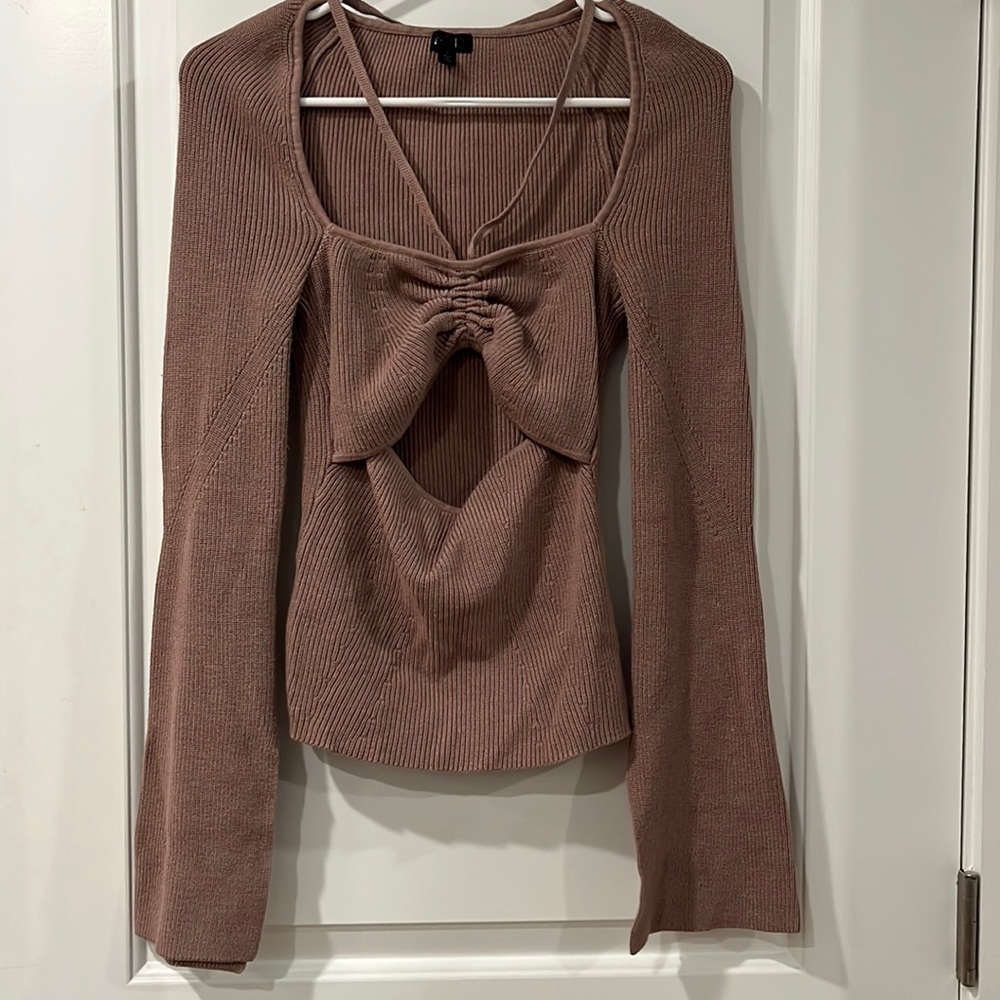 NBD rib knit sweater